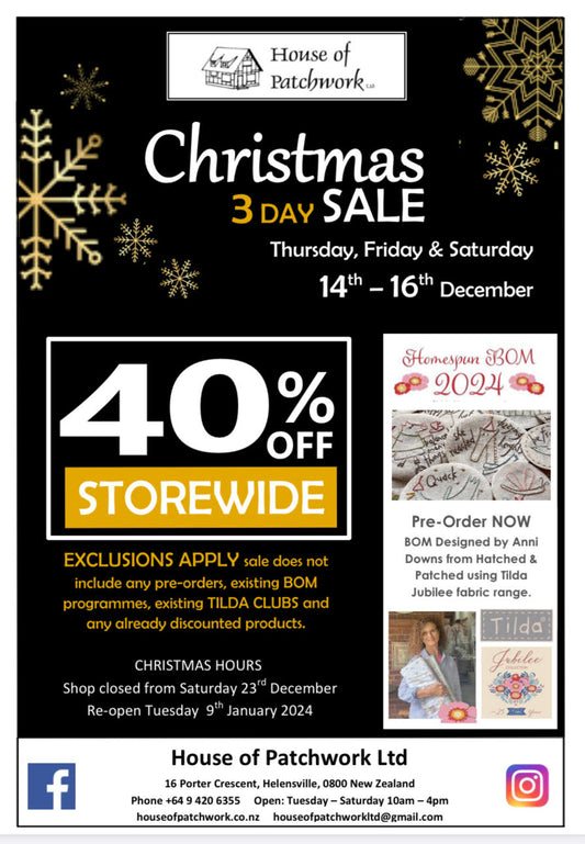 Christmas 3 Day Sale