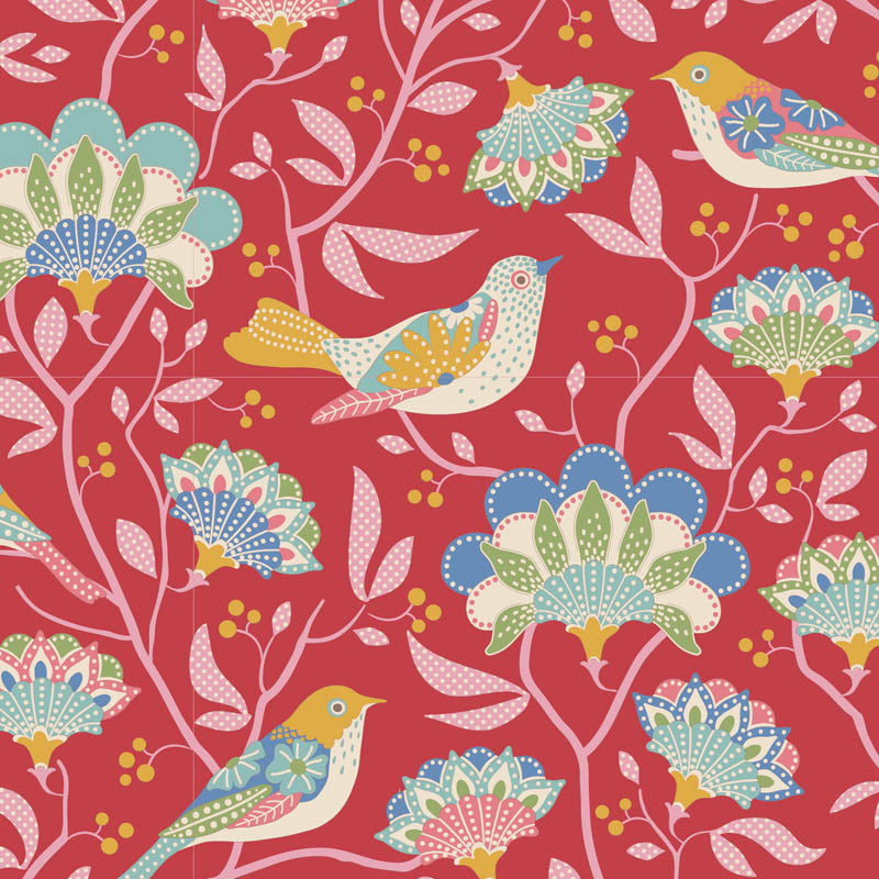 Jubilee - Bird Tree Red