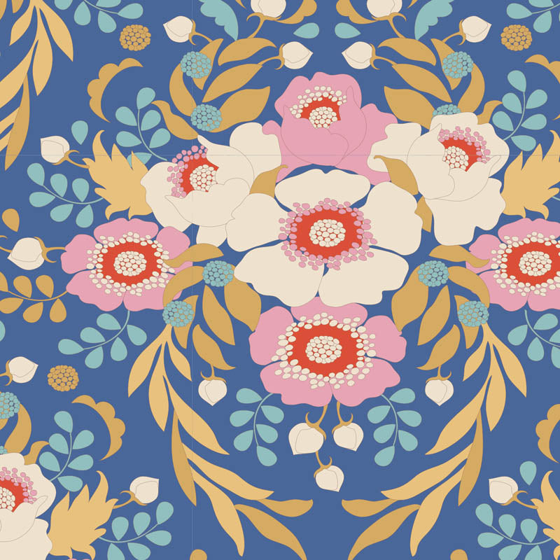 Jubilee - Anemone Blue