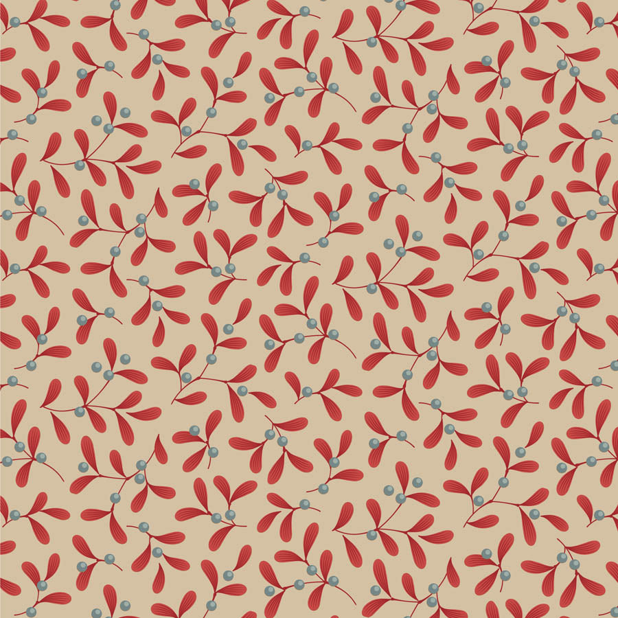 Merry Little Christmas - Mistletoe Red