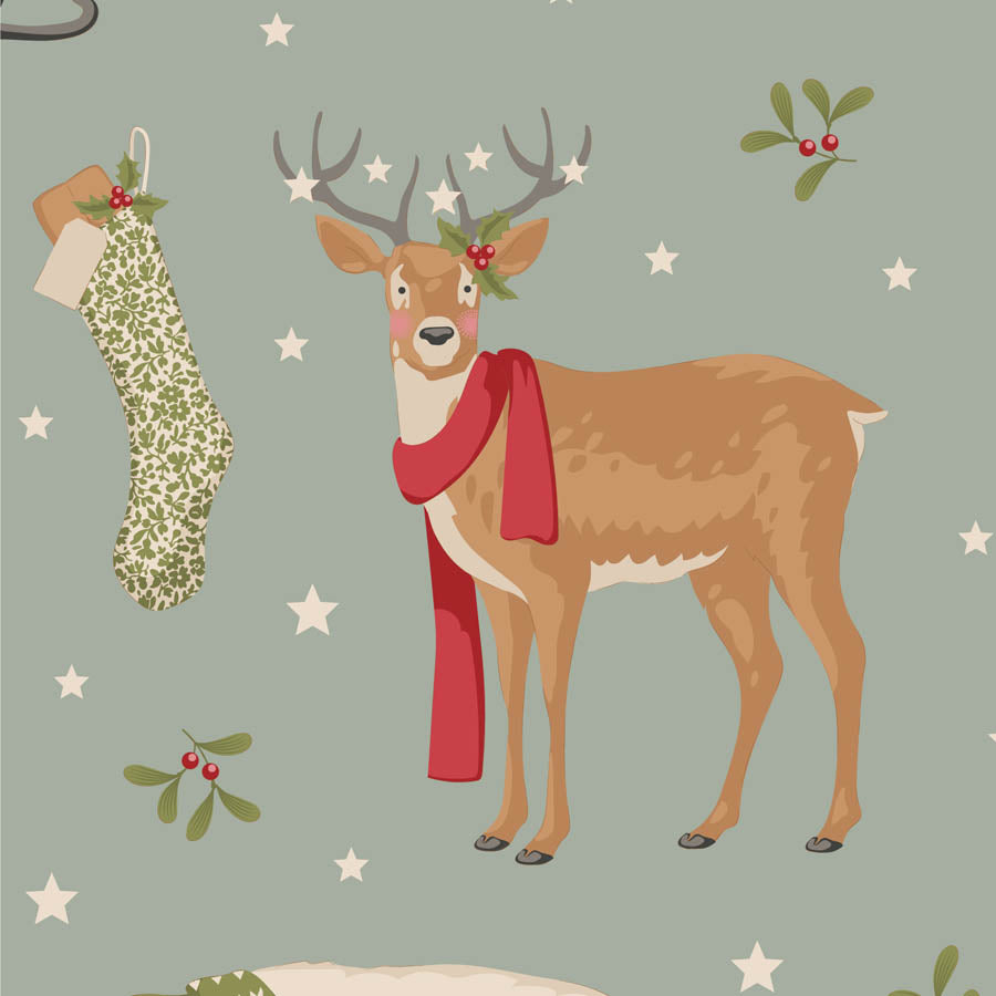 Merry Little Christmas - Winter Friends Duck Egg