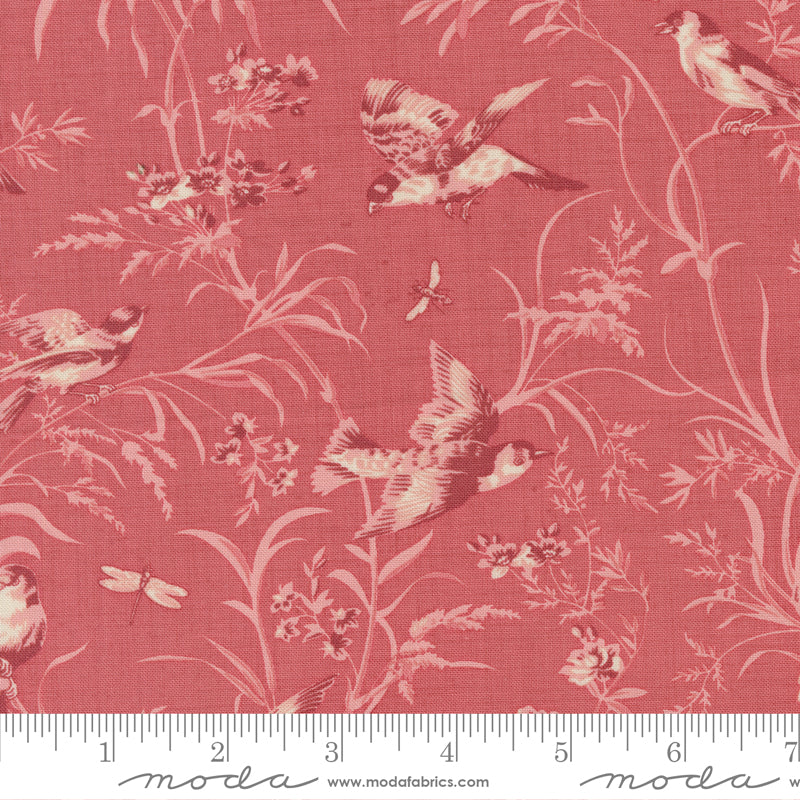 French General - Antoinette - Aviary De Trianon Faded Red