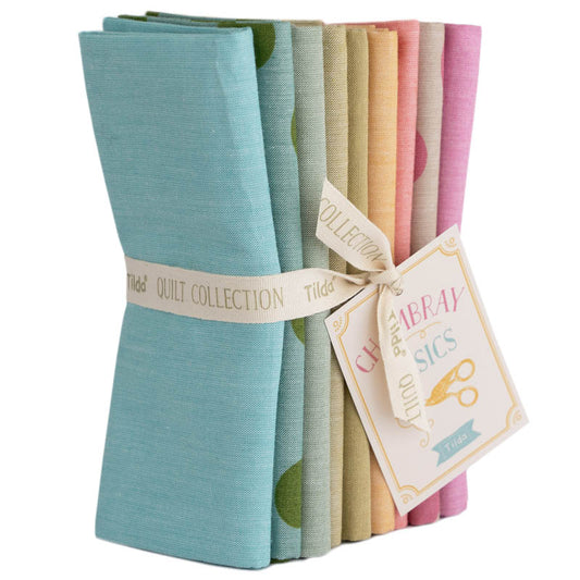 Creating Memories - Fat 1/4 Bundle Chambray - Spring (9 fabrics)