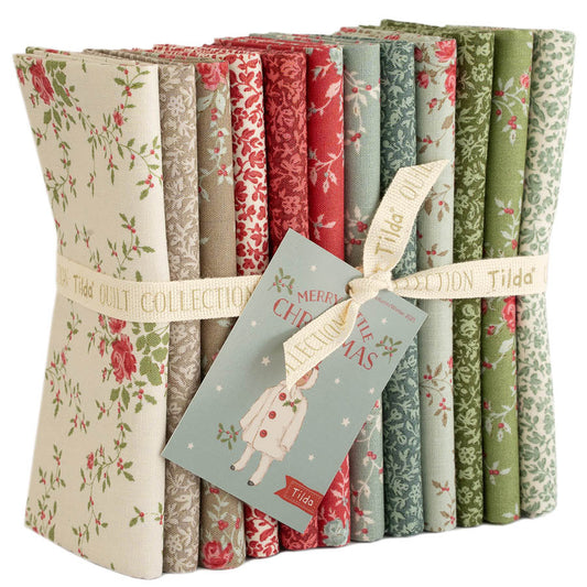 Merry Little Christmas - Fat 1/4 Bundle (12 Fabrics) - Blenders