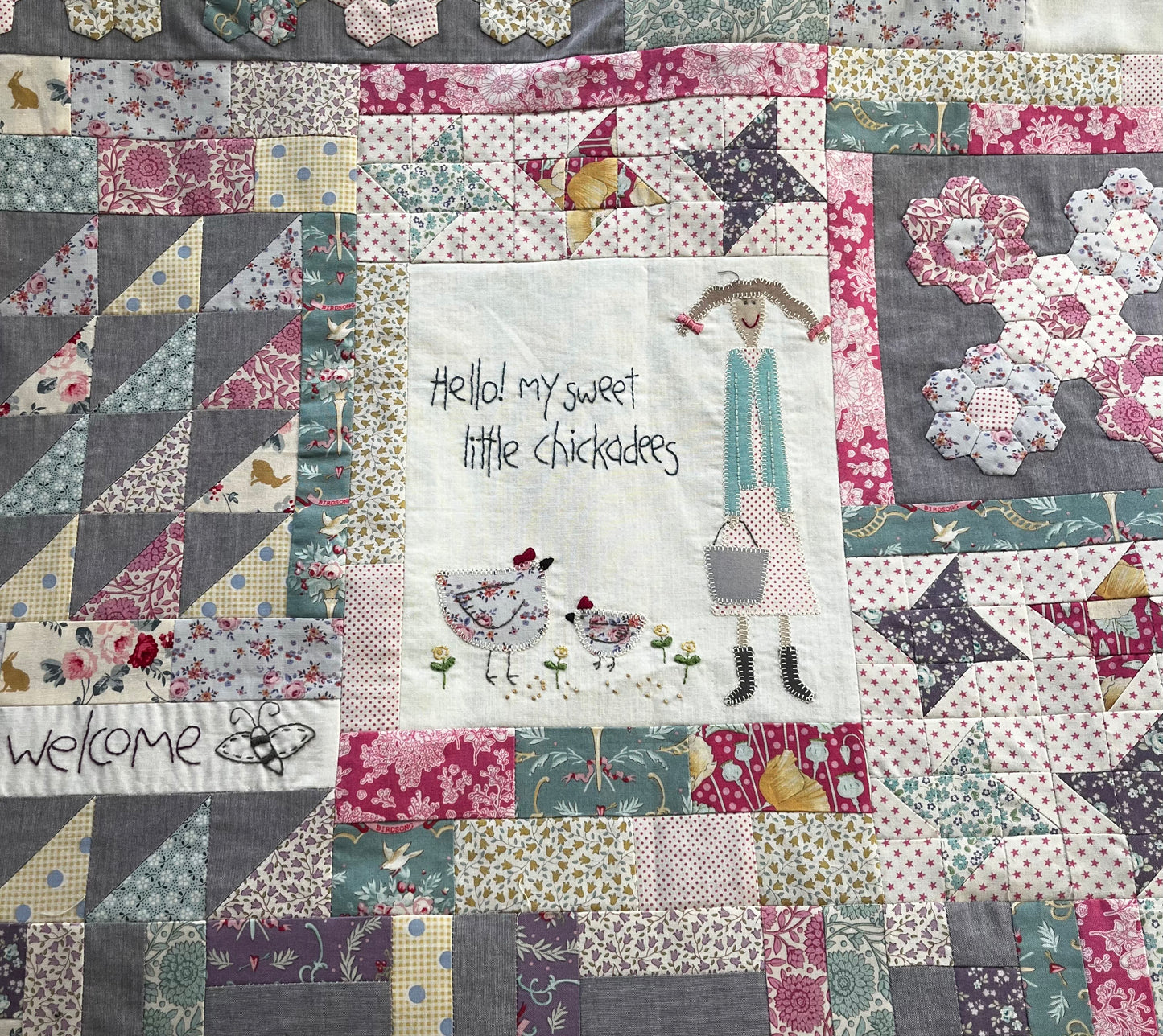 Willowbrook Market Garden Quilt Kit by The Birdhouse Designs