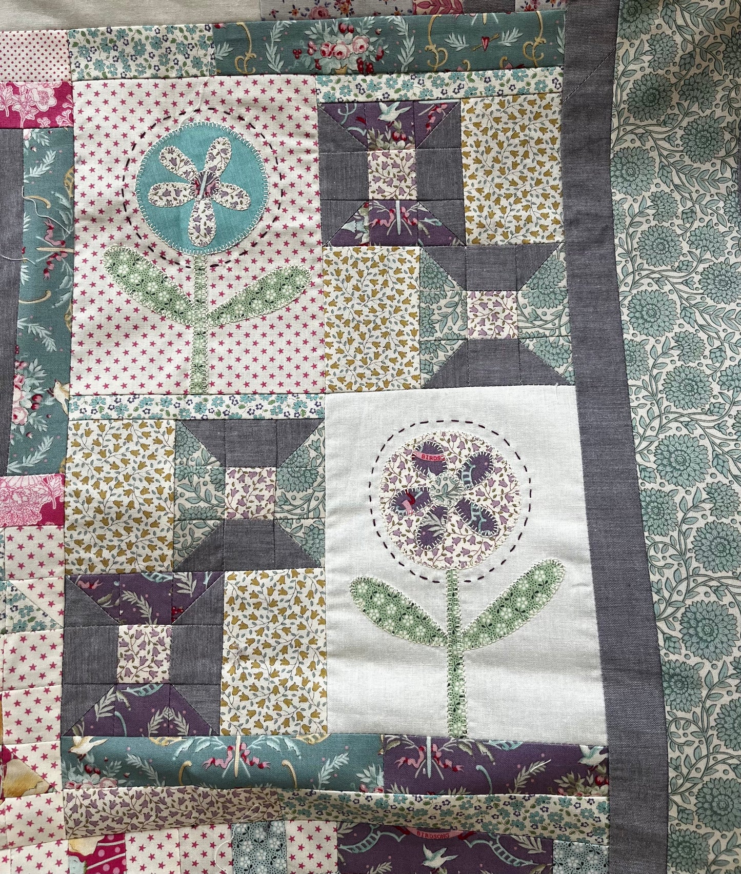 Willowbrook Market Garden Quilt Kit by The Birdhouse Designs