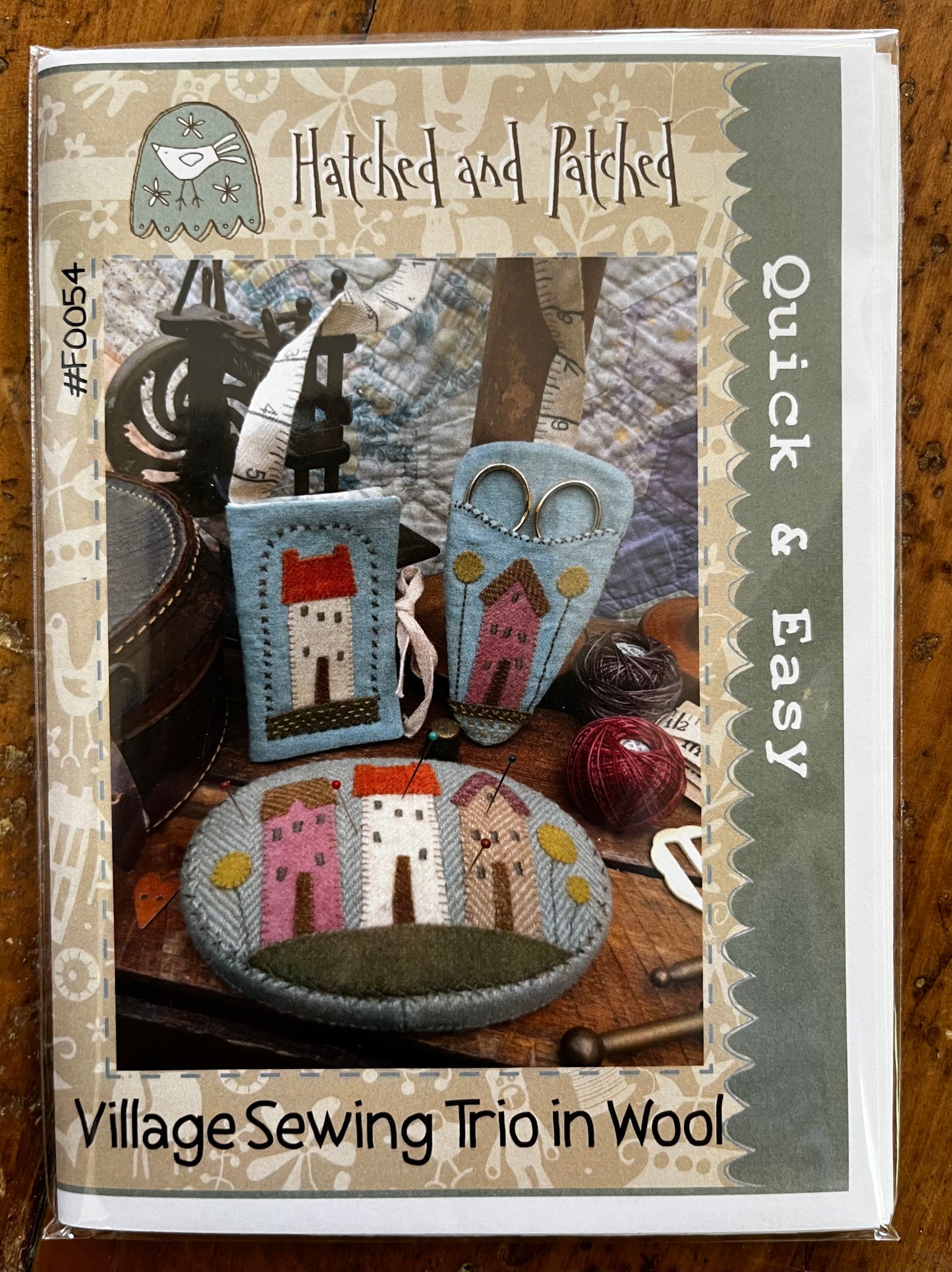 Hatched & Patched “Village Sewing Trio in wool”