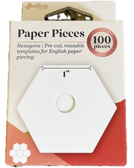 SewEasy -Paper Pieces - 1" Hexagons