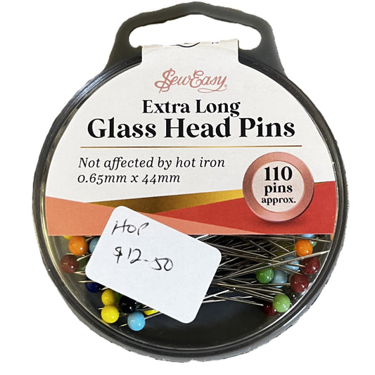 SewEasy -Extra Long Glass Head Pins