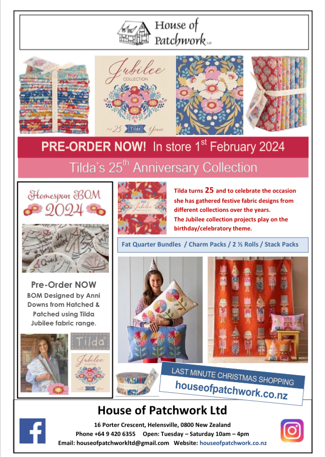 Tilda's Jubilee Collection – House Of Patchwork Limited