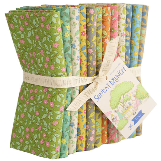 Sunday Brunch - Fat 1/4 Bundle (12 Fabrics) - Tipsy Blenders