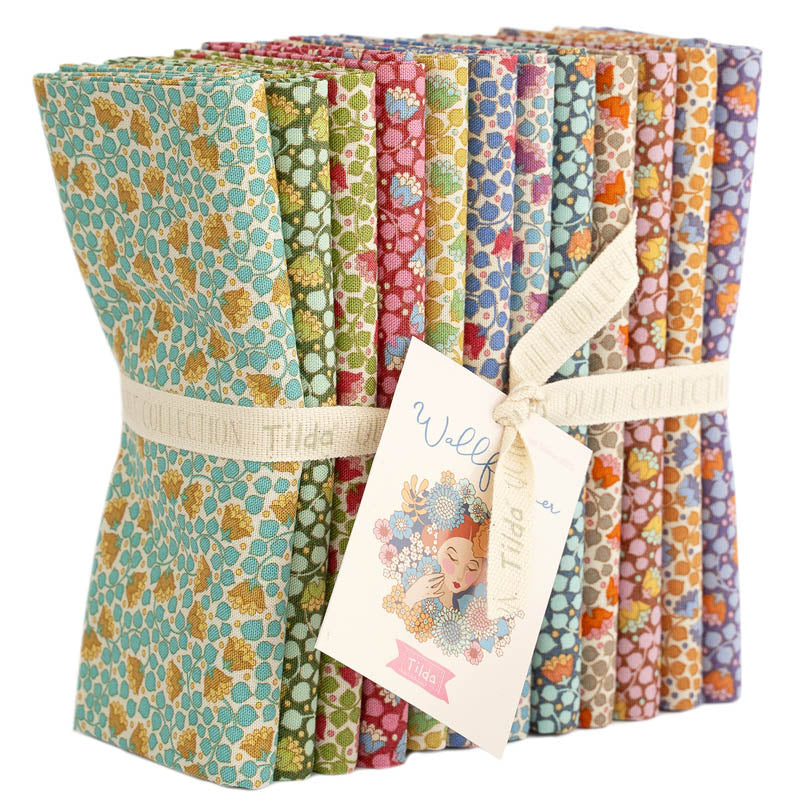 Patchwork Limited Wall Flower - Fat 1/4 Bundle (12 Fabrics) - Blenders – House Of ...