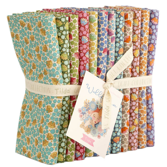 Wall Flower - Fat 1/4 Bundle (12 Fabrics) -  Blenders