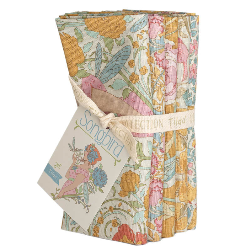 Songbird - Fat 1/4 Bundle (5 Fabrics) - Yellow