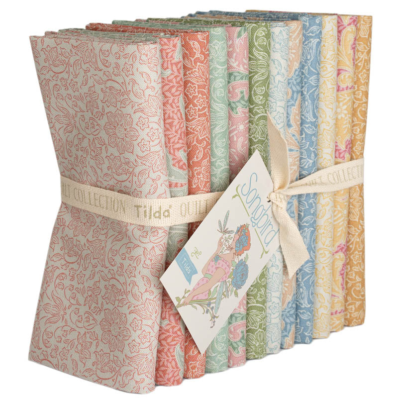 Patchwork Limited Songbird - Fat 1/4 Bundle (12 Fabrics) - Blenders – House Of Patchwork ...