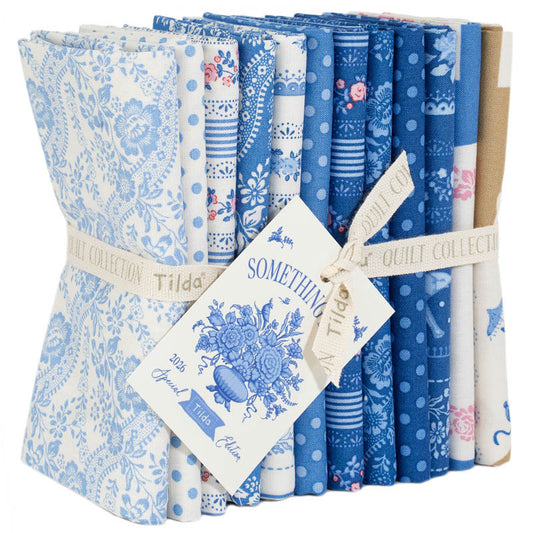 Something Blue - Blenders - Fat 1/4 Bundle (12 Fabrics)