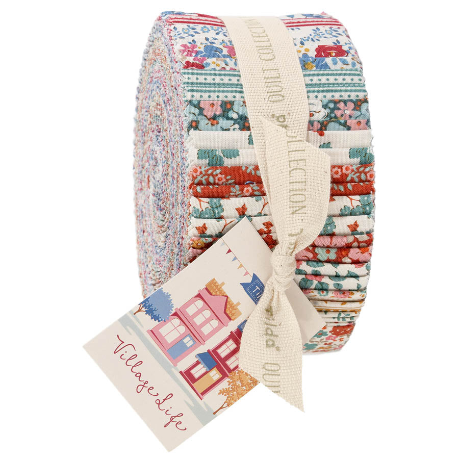 Village Life -  Fabric Roll