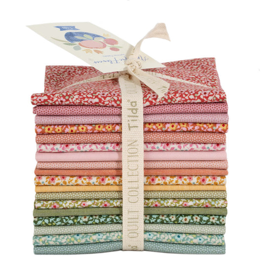 Applique Flowers - Fat 1/8 Bundle (18 Fabrics)