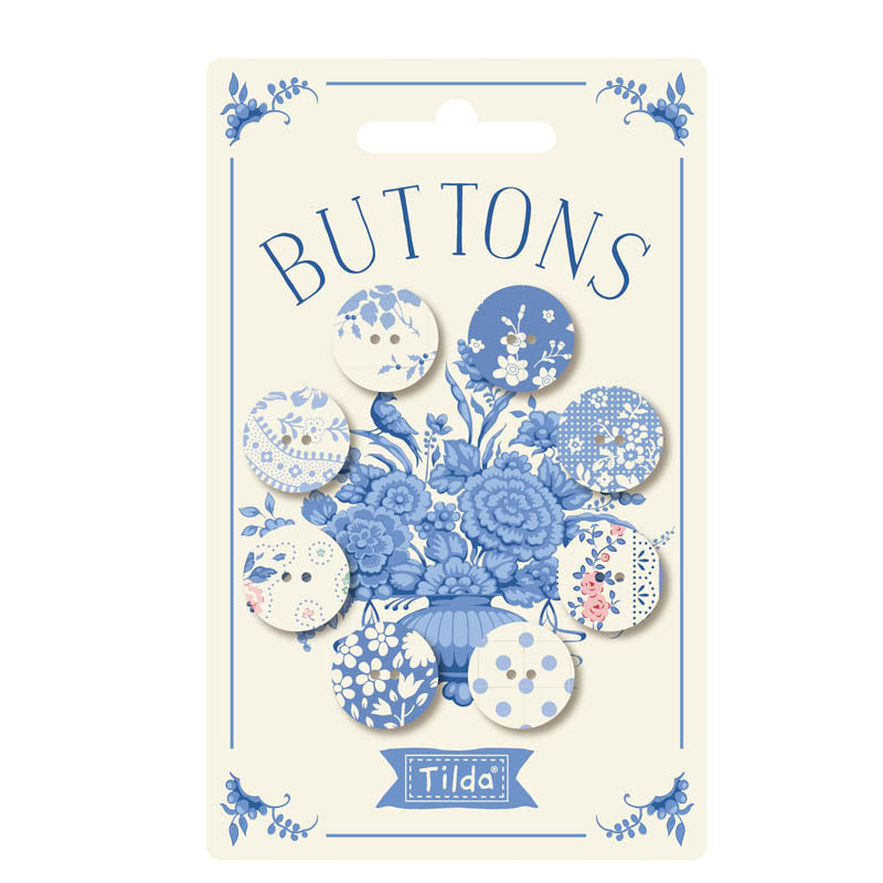 Something Blue  -  Buttons  Light  16mm/20mm