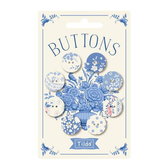 Something Blue  -  Buttons  Light  16mm/20mm