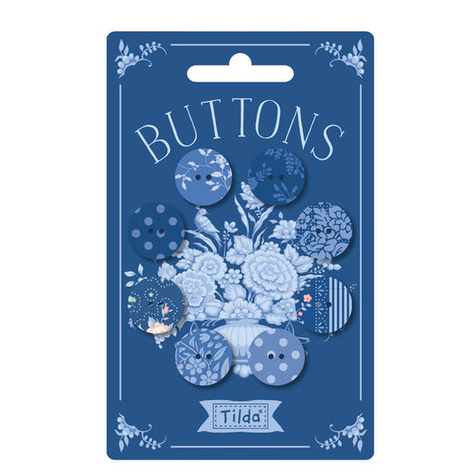 Something Blue  -  Buttons  Dark  16mm/20mm