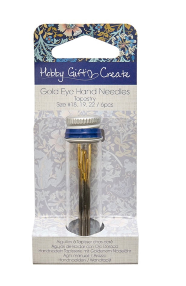 Hobby Gift - Gold Eye Hand Needles - Tapestry Needles