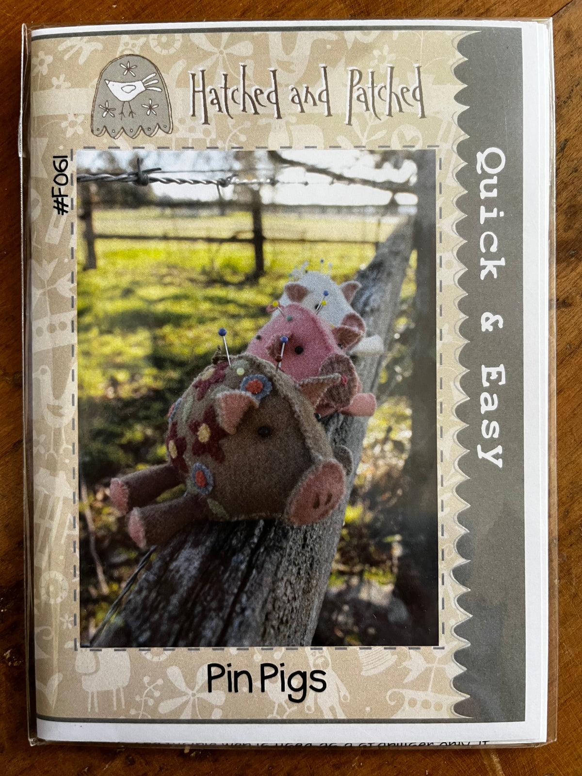 Patchwork Limited Hatched & Patched “Pin Pigs” – House Of Patchwork Limited