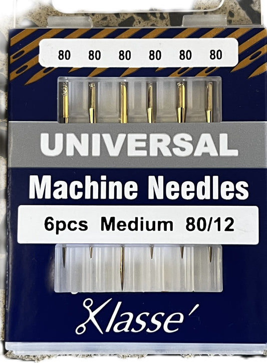 Universal Machine Needles - Medium 80/12